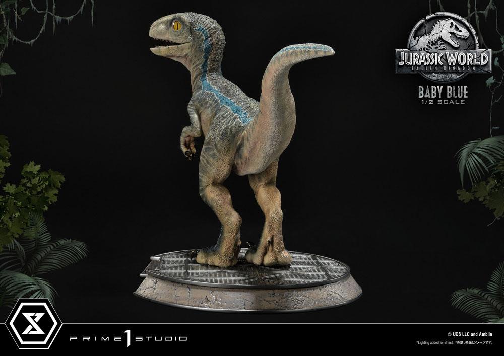 Jurassic World: Fallen Kingdom Prime Collectibles Statue 1/2 Baby Blue 34 cm