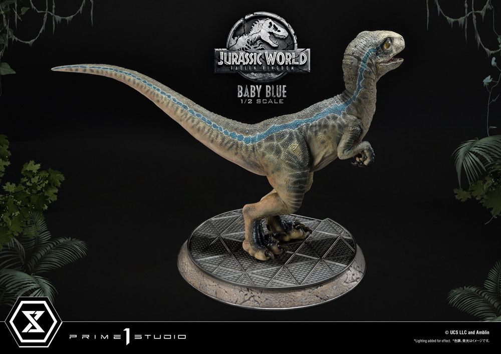 Jurassic World: Fallen Kingdom Prime Collectibles Statue 1/2 Baby Blue 34 cm