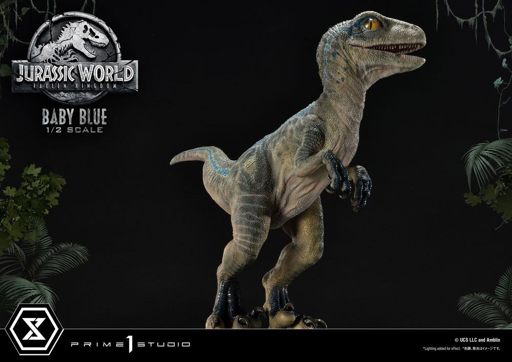 Jurassic World: Fallen Kingdom Prime Collectibles Statue 1/2 Baby Blue 34 cm