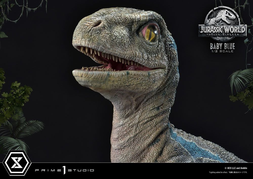 Jurassic World: Fallen Kingdom Prime Collectibles Statue 1/2 Baby Blue 34 cm