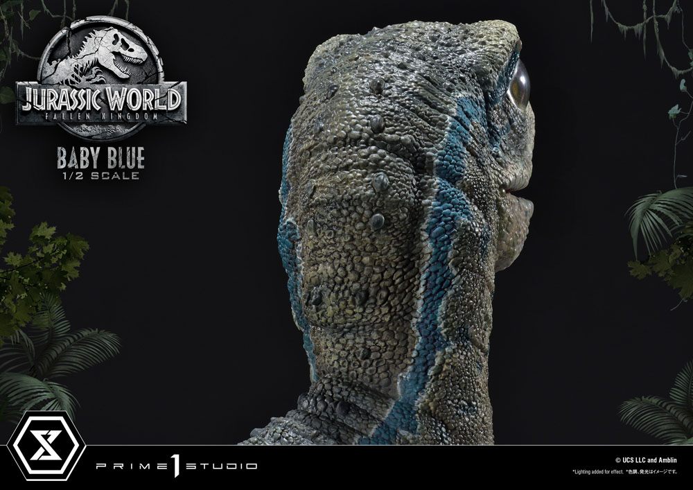 Jurassic World: Fallen Kingdom Prime Collectibles Statue 1/2 Baby Blue 34 cm