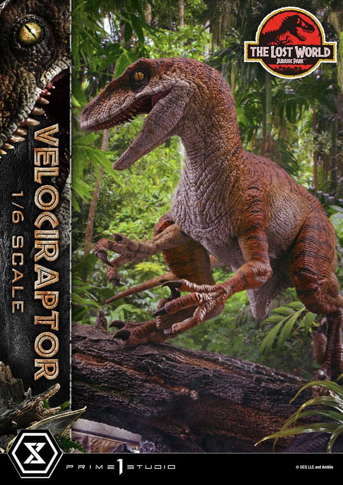 Jurassic Park II Legacy Museum Collection Statue 1/6 Velociraptor 41 cm