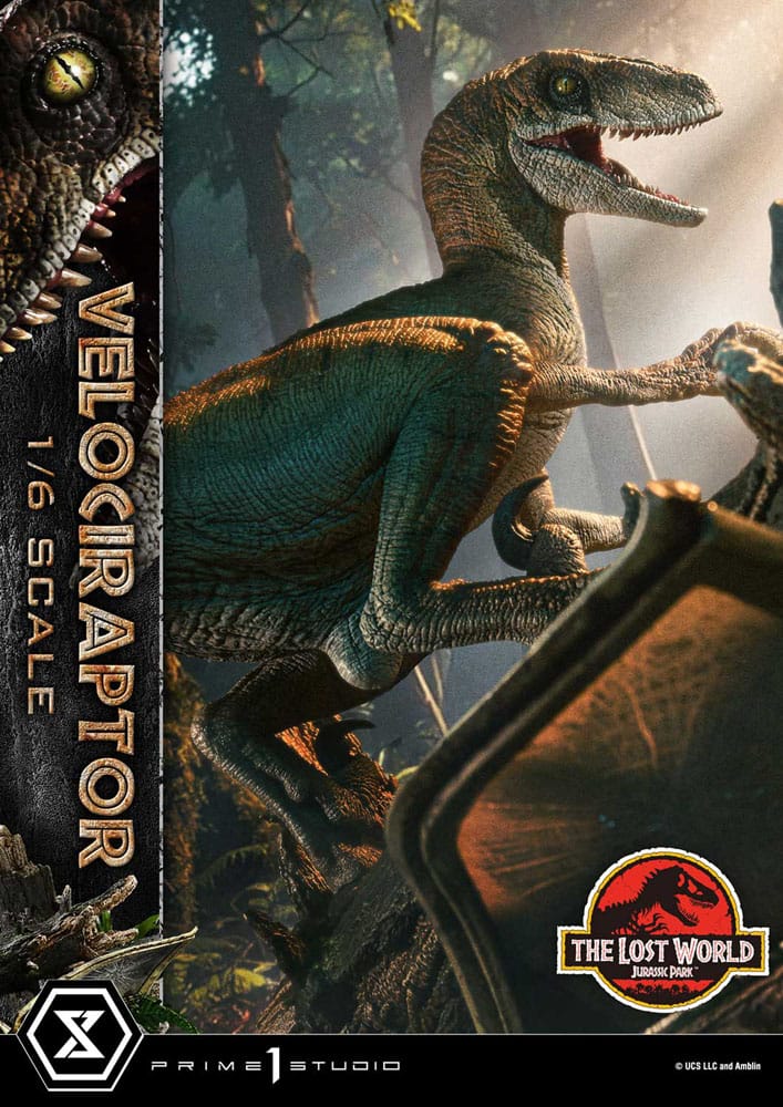 Jurassic Park II Legacy Museum Collection Statue 1/6 Velociraptor 41 cm