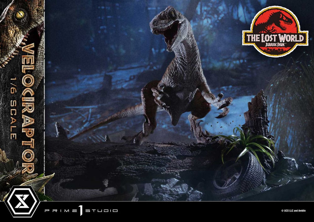 Jurassic Park II Legacy Museum Collection Statue 1/6 Velociraptor 41 cm