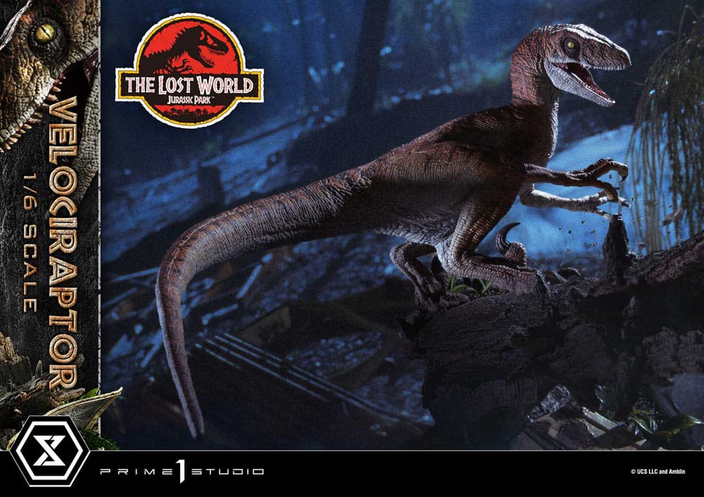 Jurassic Park II Legacy Museum Collection Statue 1/6 Velociraptor 41 cm