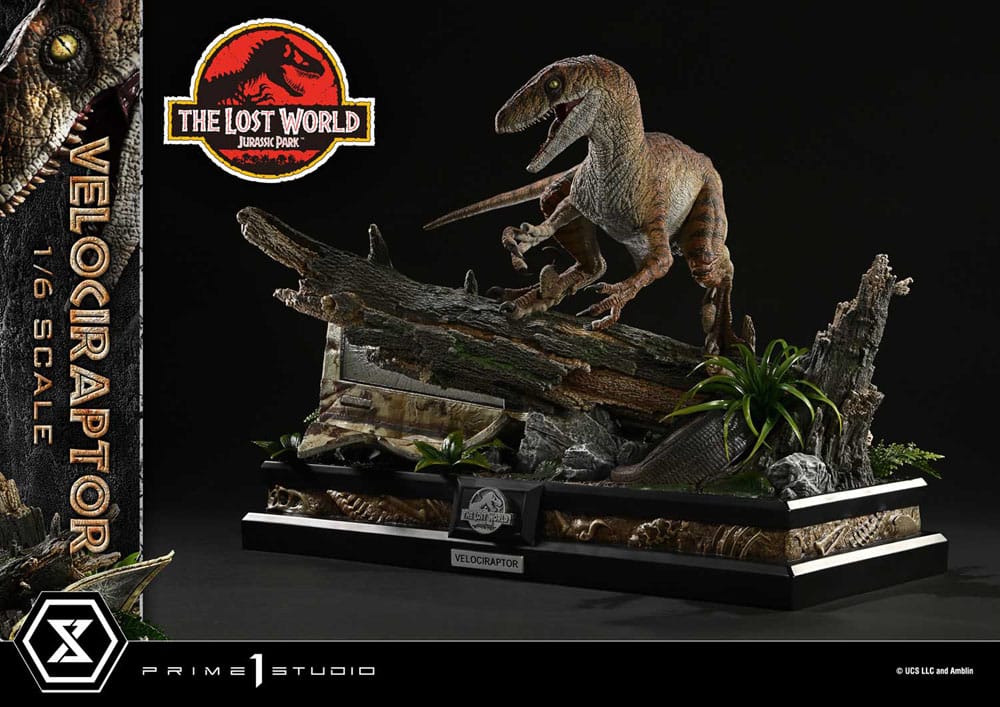 Jurassic Park II Legacy Museum Collection Statue 1/6 Velociraptor Bonus Version 41 cm