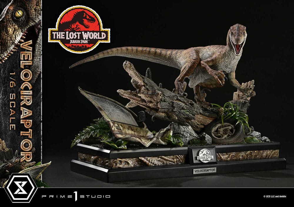 Jurassic Park II Legacy Museum Collection Statue 1/6 Velociraptor Bonus Version 41 cm