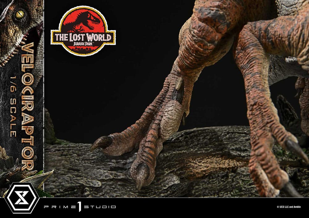 Jurassic Park II Legacy Museum Collection Statue 1/6 Velociraptor Bonus Version 41 cm