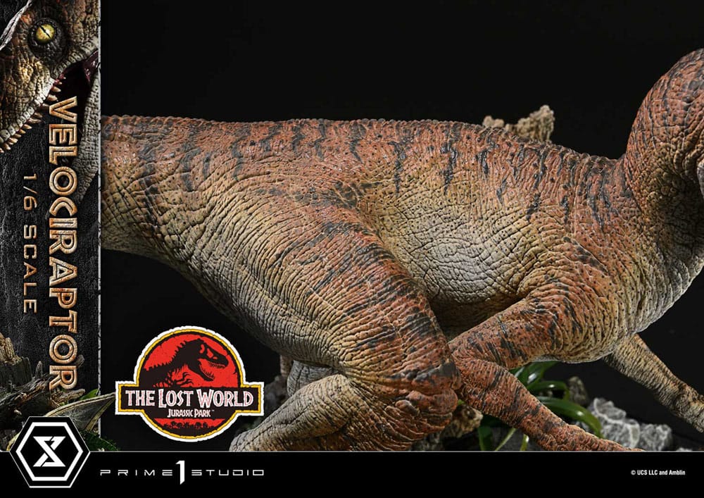 Jurassic Park II Legacy Museum Collection Statue 1/6 Velociraptor Bonus Version 41 cm