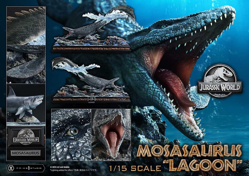 Jurassic World Legacy Museum Collection Statue 1/15 Mosasaurus "Lagoon" 57 cm
