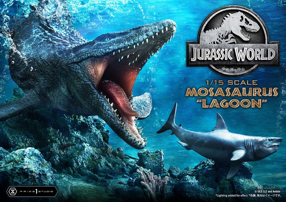 Jurassic World Legacy Museum Collection Statue 1/15 Mosasaurus "Lagoon" Bonus Version 57 cm