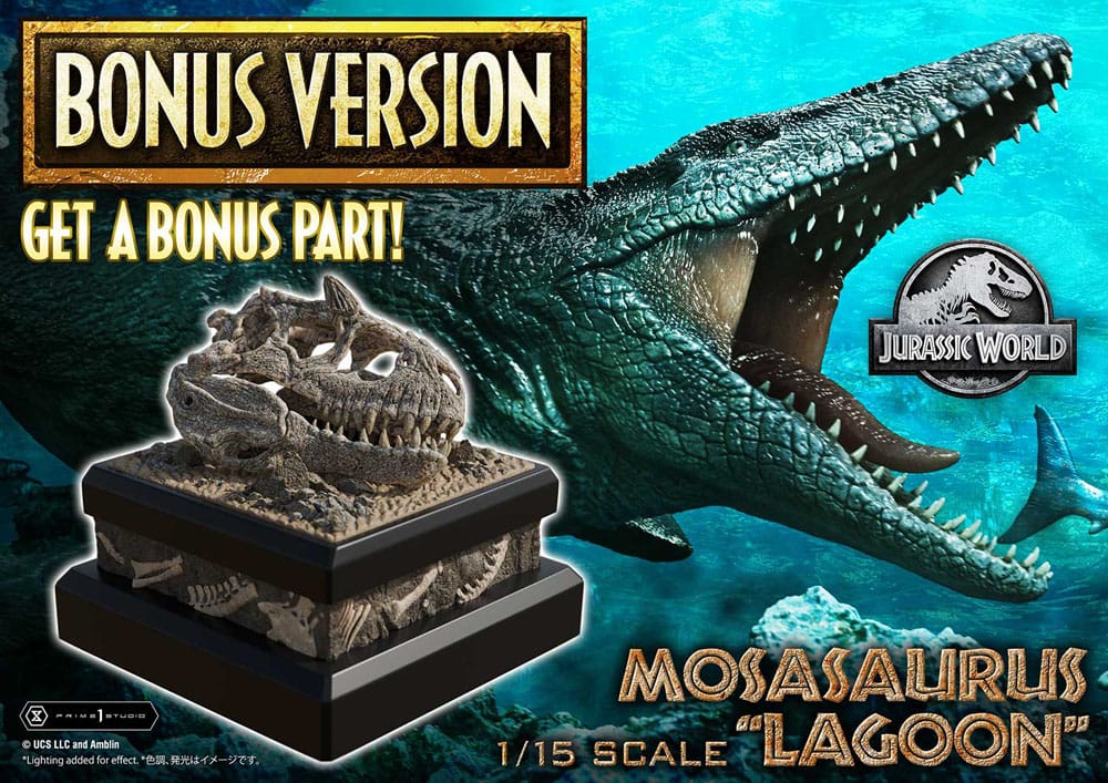 Jurassic World Legacy Museum Collection Statue 1/15 Mosasaurus "Lagoon" Bonus Version 57 cm