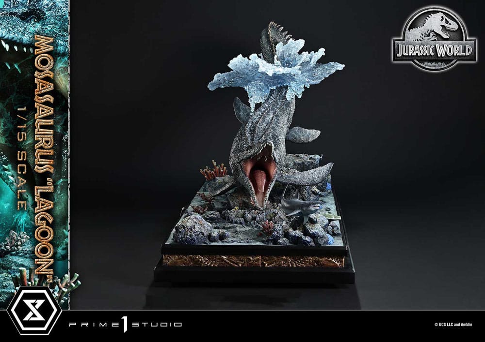 Jurassic World Legacy Museum Collection Statue 1/15 Mosasaurus "Lagoon" Bonus Version 57 cm