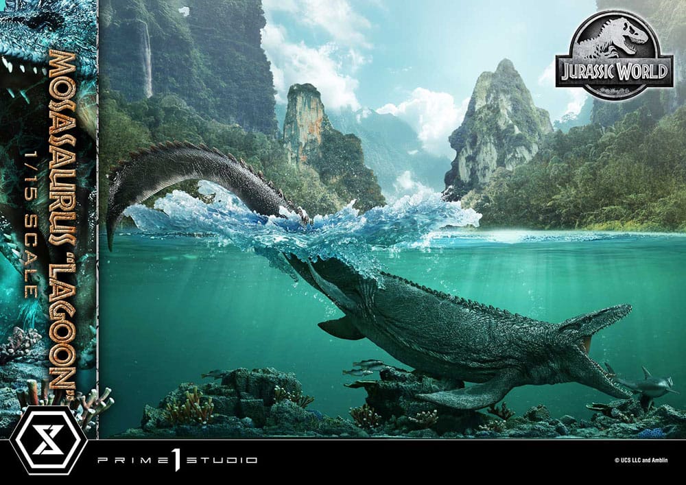 Jurassic World Legacy Museum Collection Statue 1/15 Mosasaurus "Lagoon" Bonus Version 57 cm
