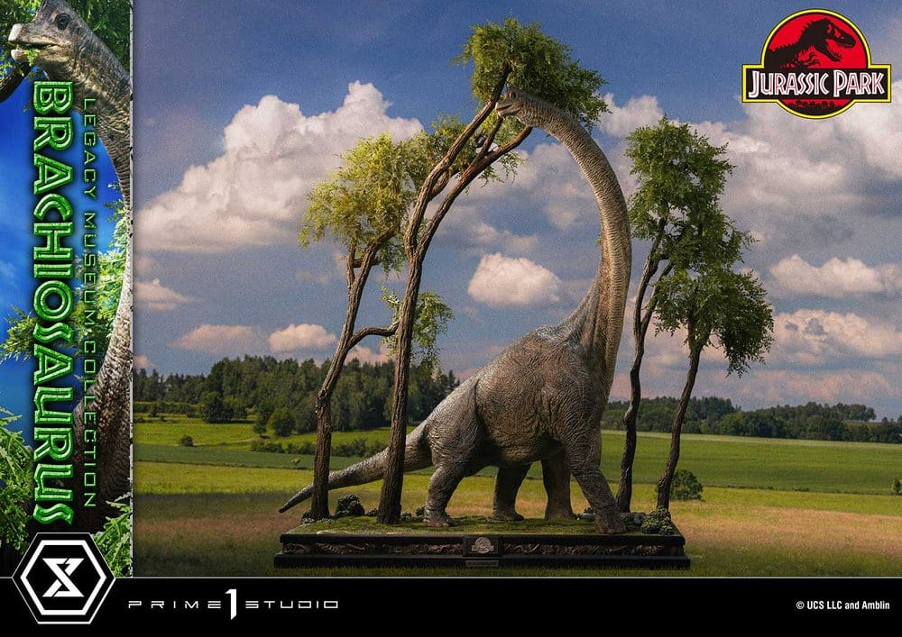 Jurassic Park (Film) Legacy Museum Collection Statue 1/15 Brachiosaurus Bonus Version 128 cm