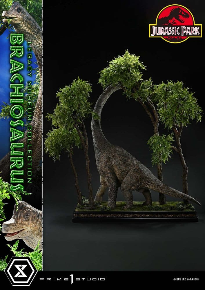 Jurassic Park (Film) Legacy Museum Collection Statue 1/15 Brachiosaurus Bonus Version 128 cm