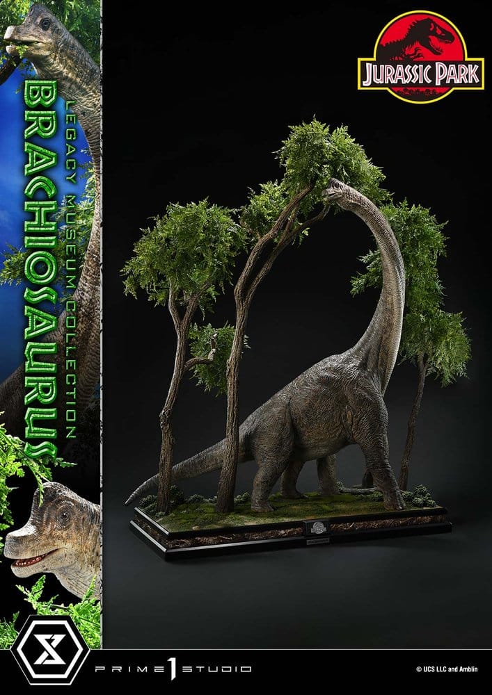 Jurassic Park (Film) Legacy Museum Collection Statue 1/15 Brachiosaurus Bonus Version 128 cm