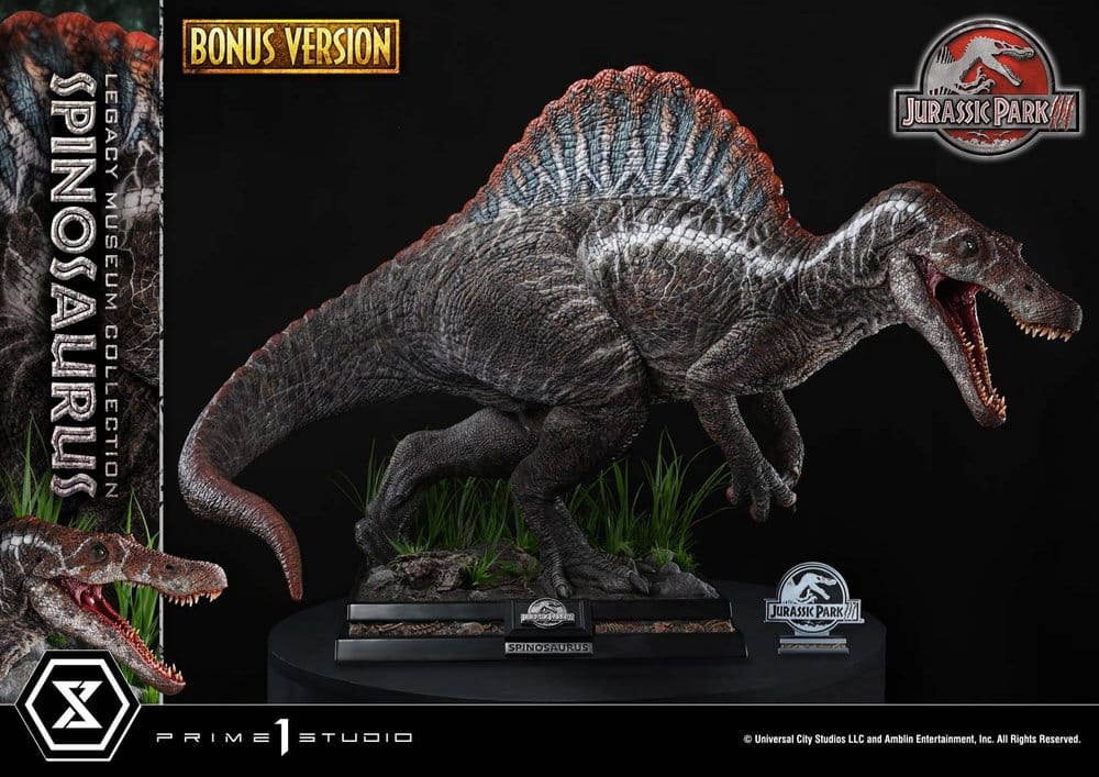 Jurassic Park Legacy Museum Collection Statue 1/6 Spinosaurus Bonus Version 134 cm