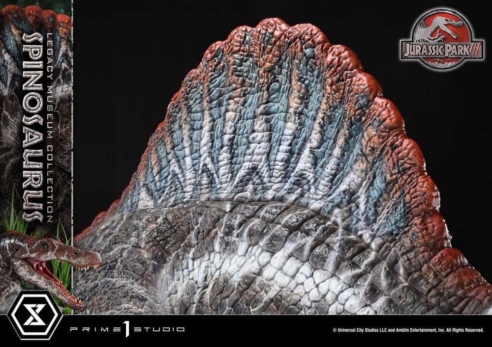 Jurassic Park Legacy Museum Collection Statue 1/6 Spinosaurus Bonus Version 134 cm