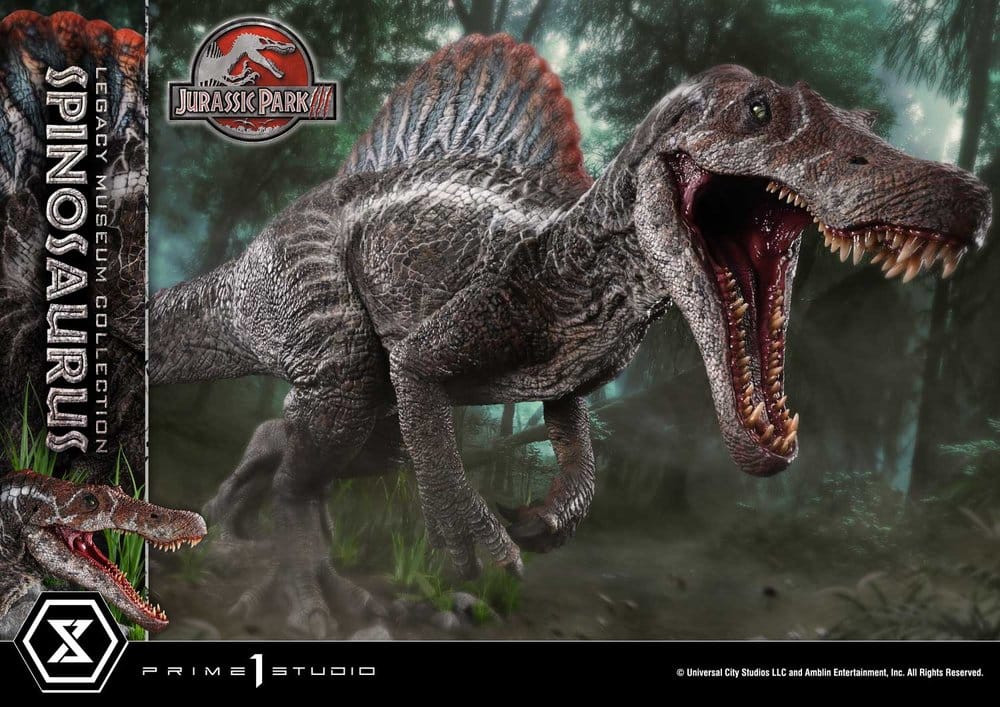 Jurassic Park Legacy Museum Collection Statue 1/6 Spinosaurus Bonus Version 134 cm
