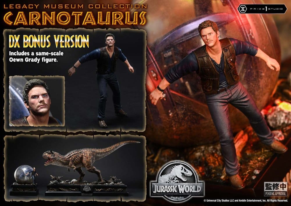 Jurassic World: Fallen Kingdom Legacy Museum Collection Statue 1/15 Carnotaurus DX Bonus 38 cm