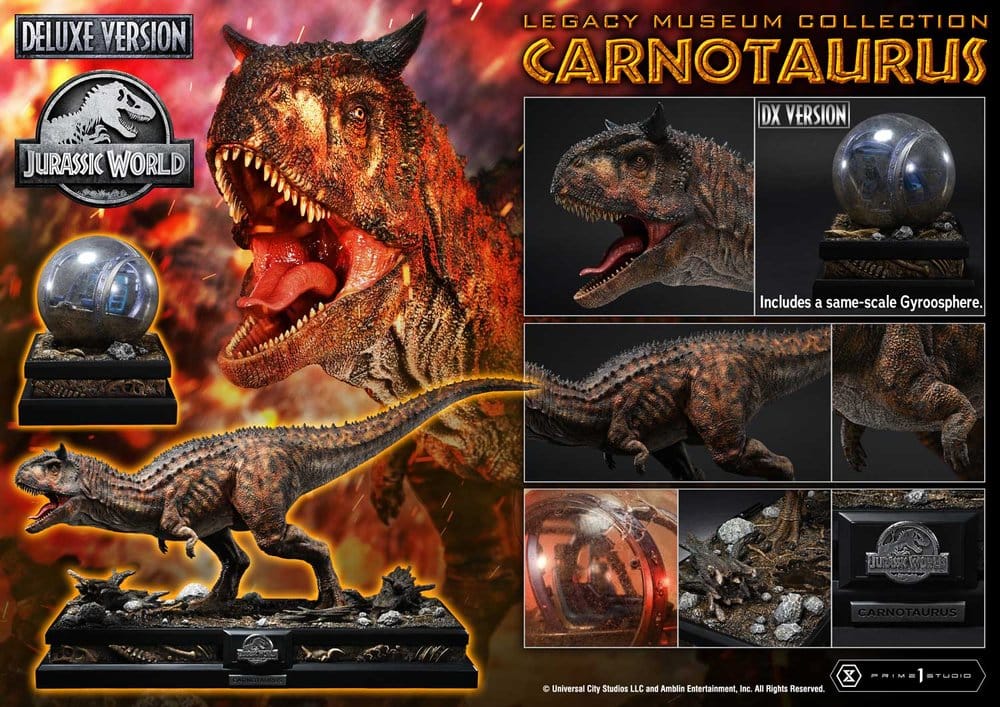 Jurassic World: Fallen Kingdom Legacy Museum Collection Statue 1/15 Carnotaurus DX Bonus 38 cm