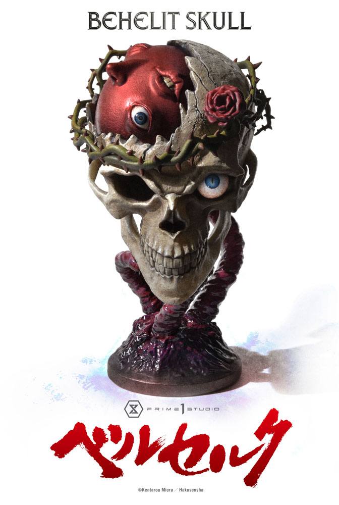 Berserk Life Scale Statue Behelit Skull 20 cm