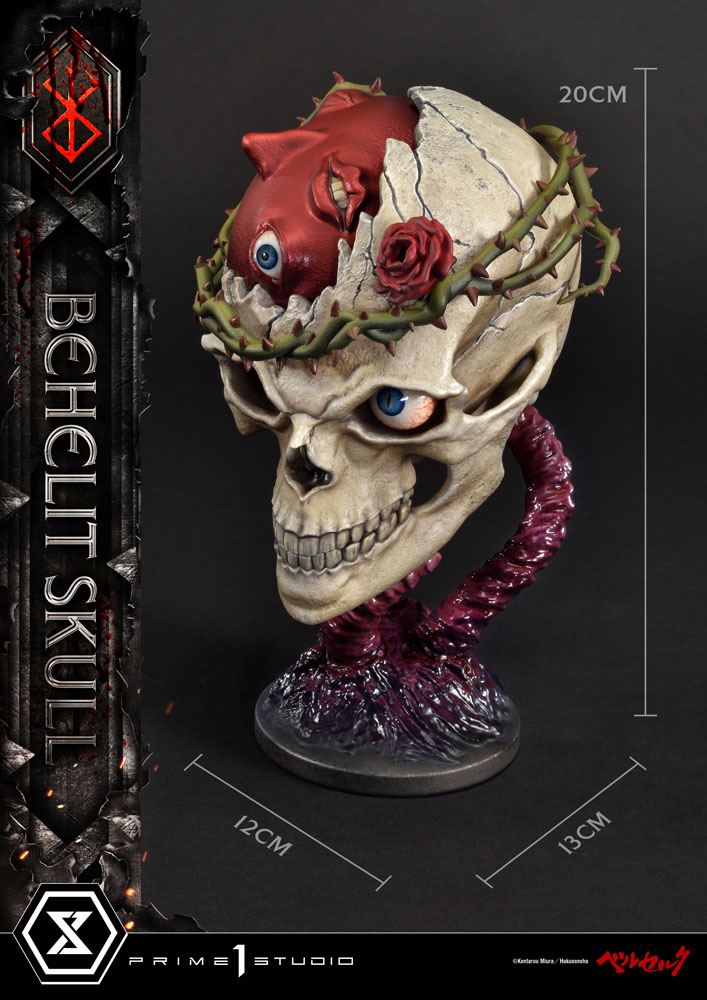 Berserk Life Scale Statue Behelit Skull 20 cm