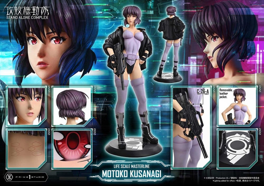 Ghost in the Shell Life Scale Masterline Series Statue 1/1 Motoko Kusanagi 174 cm