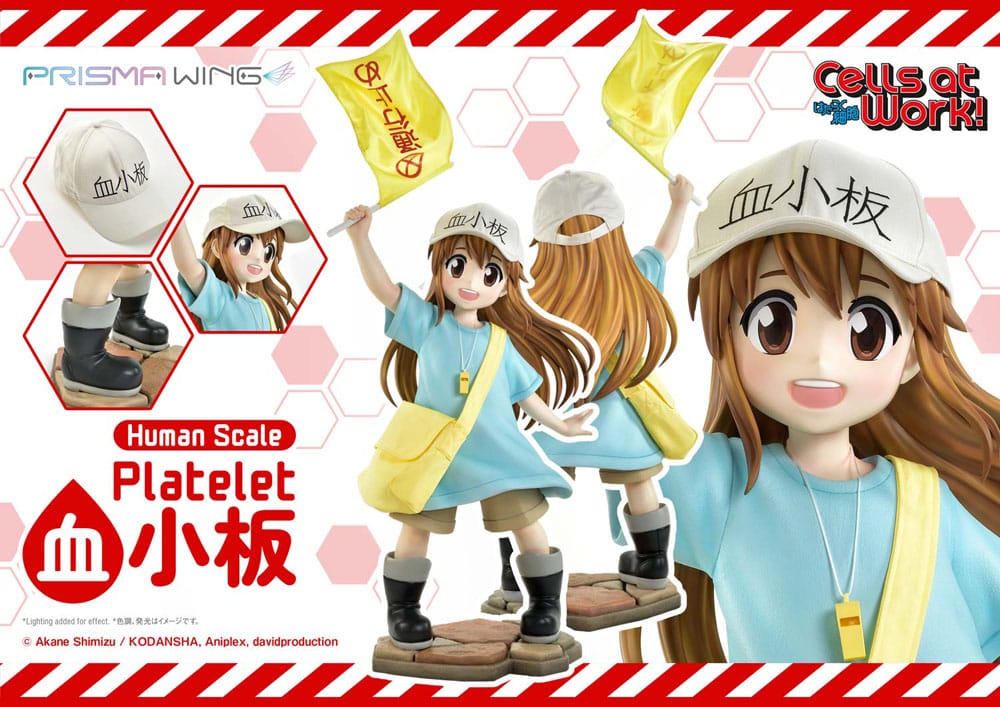Cells at Work! Life Scale Masterline Series Statue Platelet 100 cm