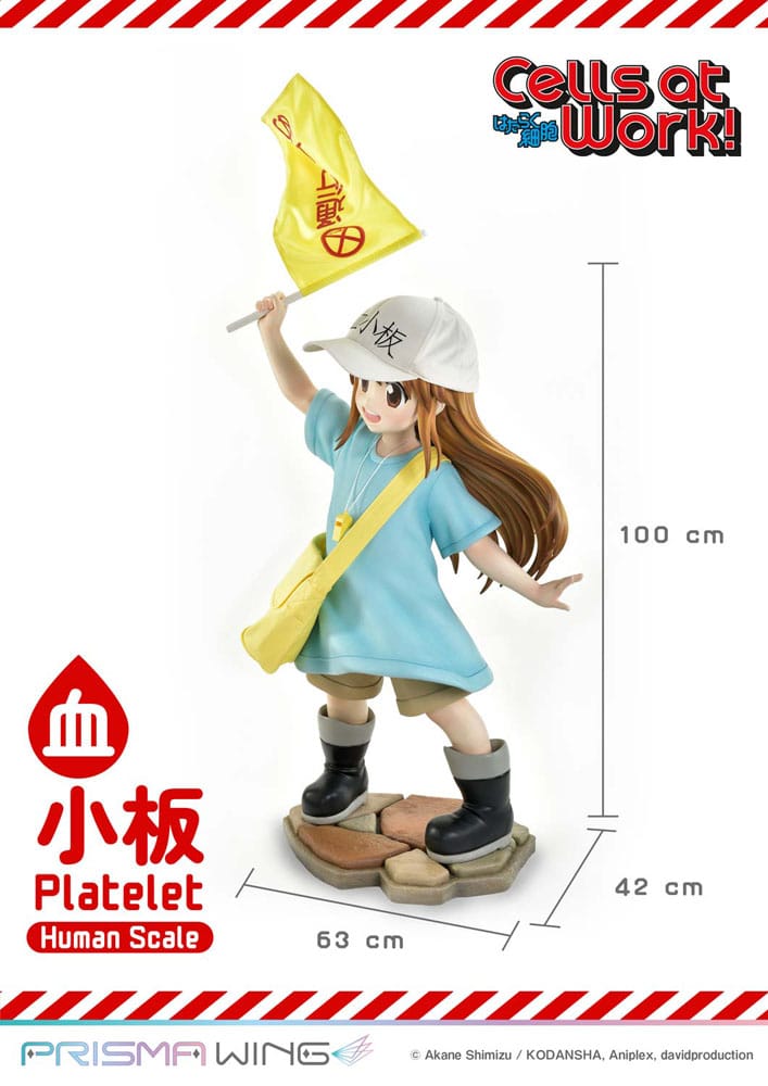 Cells at Work! Life Scale Masterline Series Statue Platelet 100 cm