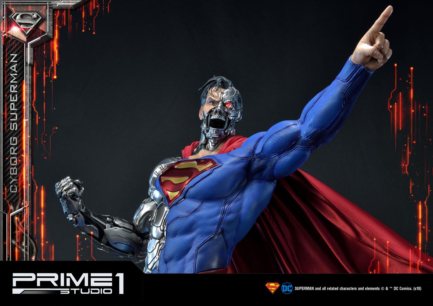 DC Comics Statue 1/3 Cyborg Superman 93 cm