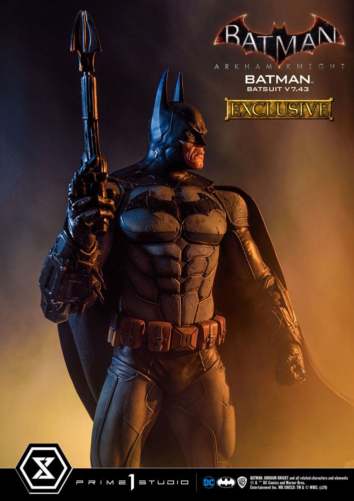 Batman Arkham Knight 1/3 Statue Batman Batsuit v7.43 Exclusive Version 86 cm