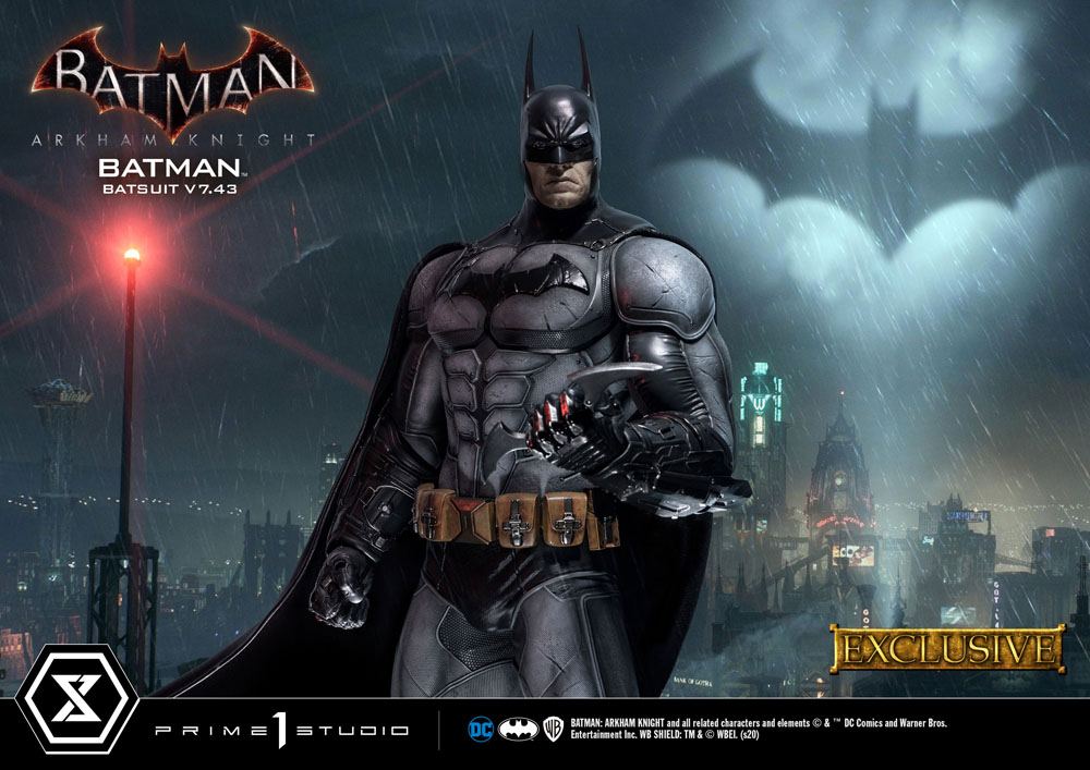 Batman Arkham Knight 1/3 Statue Batman Batsuit v7.43 Exclusive Version 86 cm