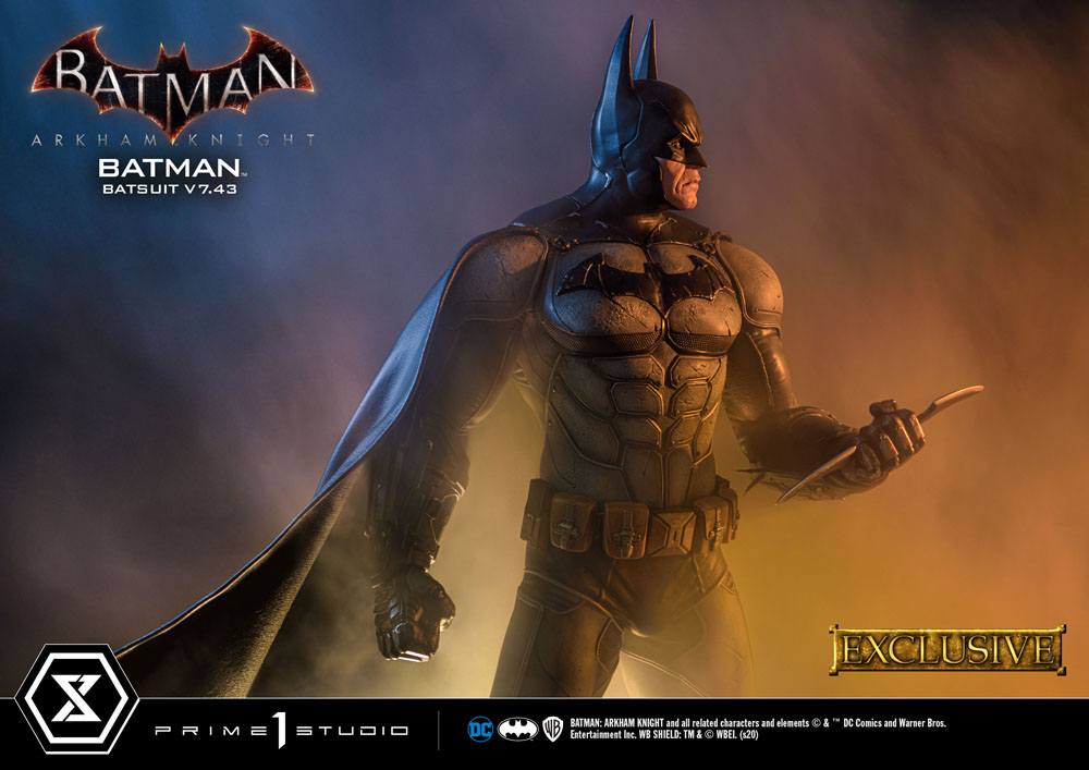 Batman Arkham Knight 1/3 Statue Batman Batsuit v7.43 Exclusive Version 86 cm