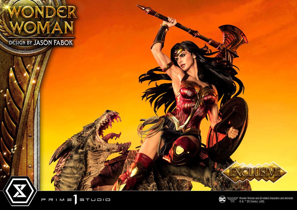 Wonder Woman Statue 1/3 Wonder Woman vs. Hydra Exclusive Bonus Version 90 cm