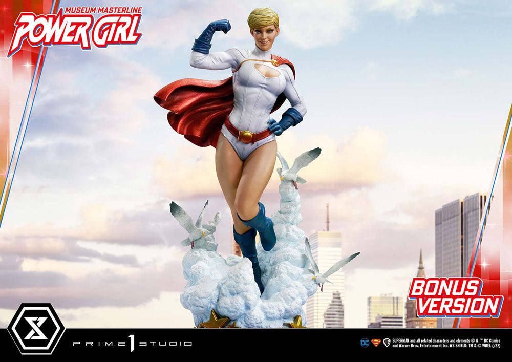 DC Comics Museum Masterline Statue Power Girl Deluxe Bonus Version 75 cm