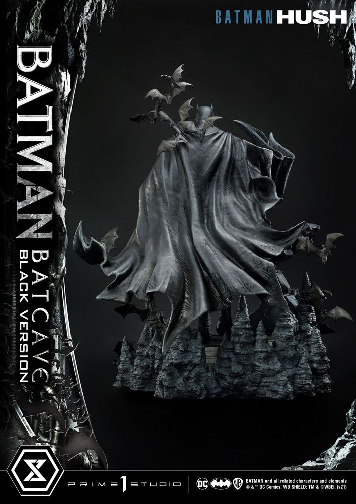 Batman Hush Statue 1/3 Batman Batcave Black Version 88 cm