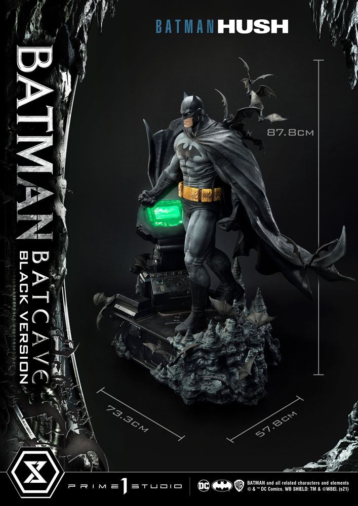 Batman Hush Statue 1/3 Batman Batcave Black Version 88 cm