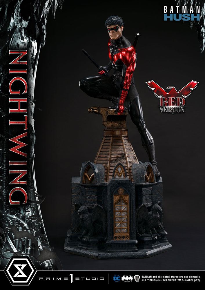 Batman Hush Statue Nightwing Red Version 87 cm