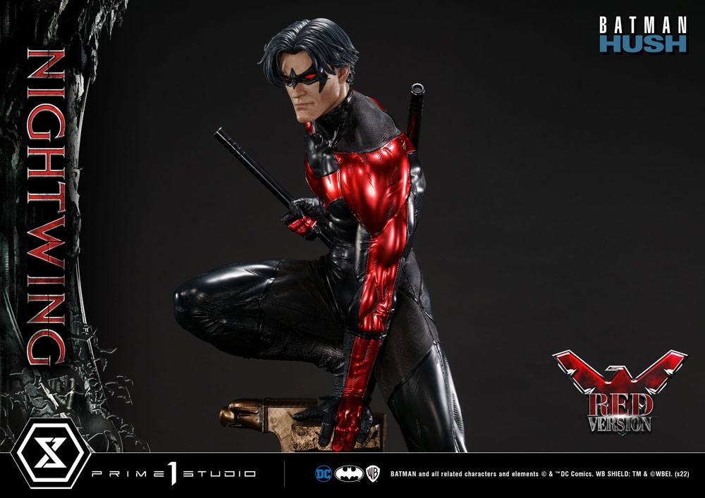 Batman Hush Statue Nightwing Red Version 87 cm