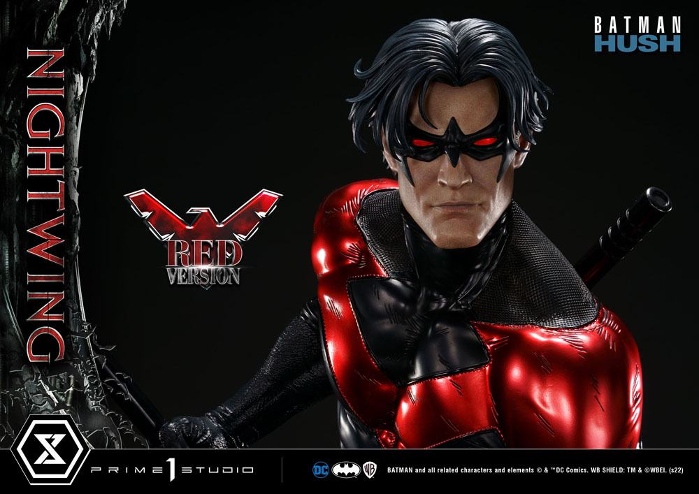 Batman Hush Statue Nightwing Red Version 87 cm