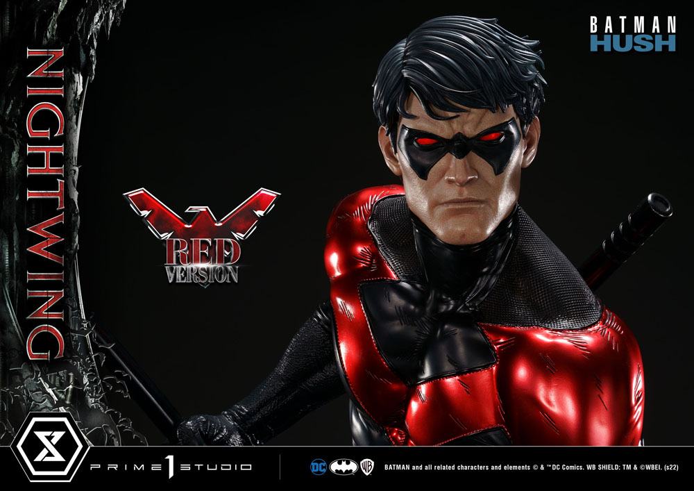 Batman Hush Statue Nightwing Red Version 87 cm