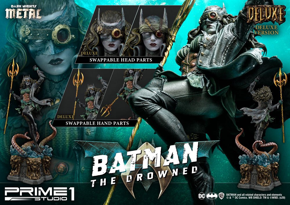 Dark Nights: Metal Statue The Drowned Deluxe Version 89 cm