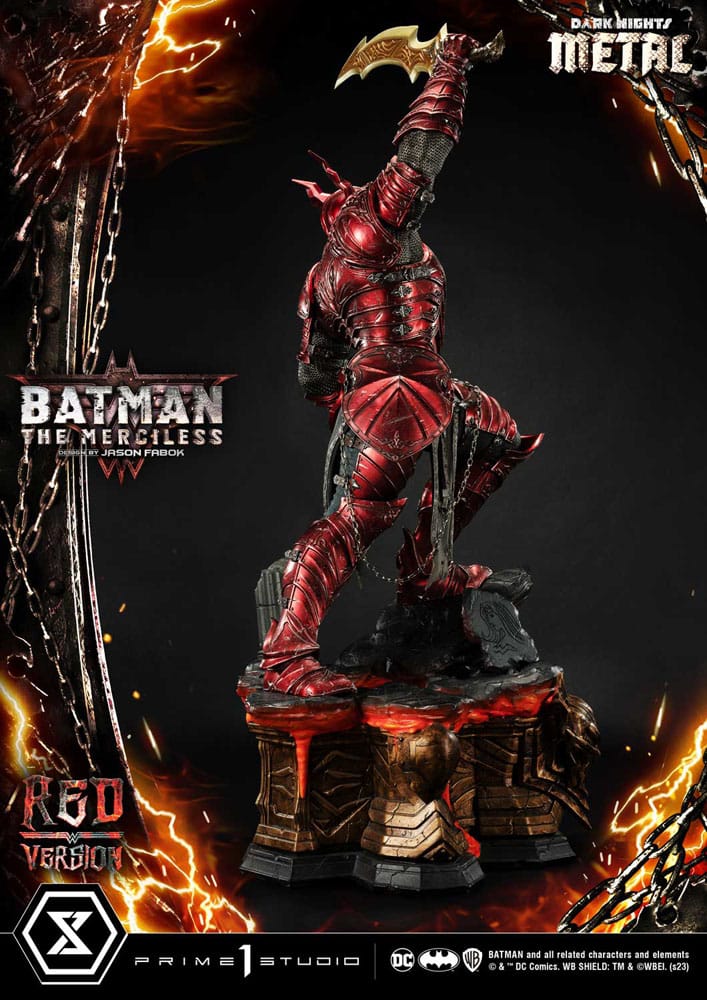 Dark Nights: Death Metal Statue 1/3 The Mericless Red Version 111 cm