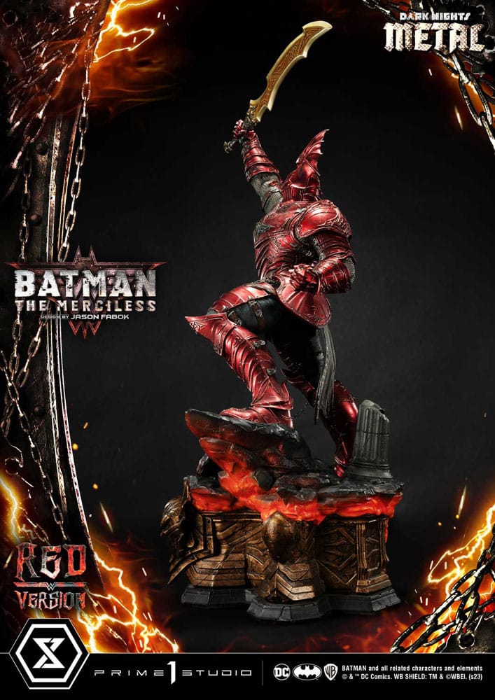 Dark Nights: Death Metal Statue 1/3 The Mericless Red Version 111 cm