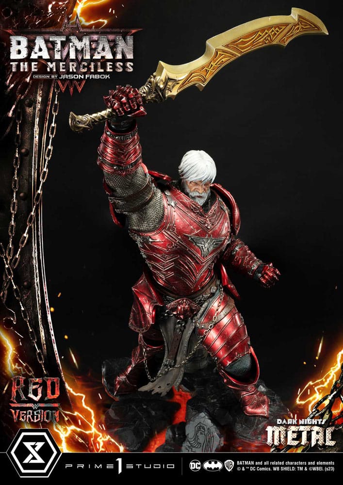 Dark Nights: Death Metal Statue 1/3 The Mericless Red Version 111 cm