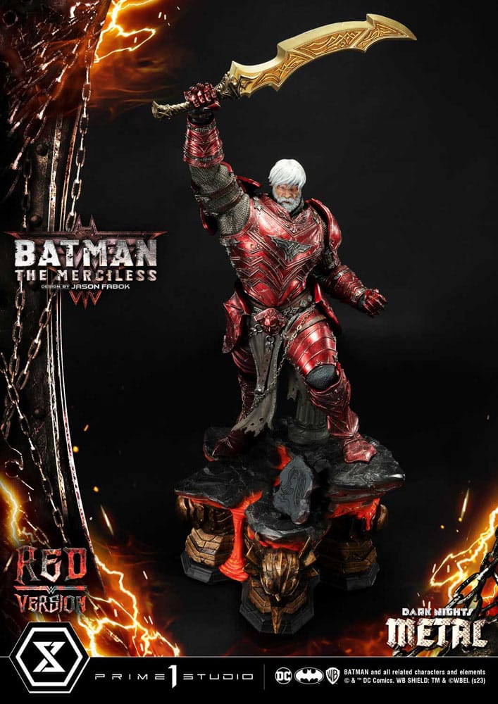 Dark Nights: Death Metal Statue 1/3 The Mericless Red Version 111 cm