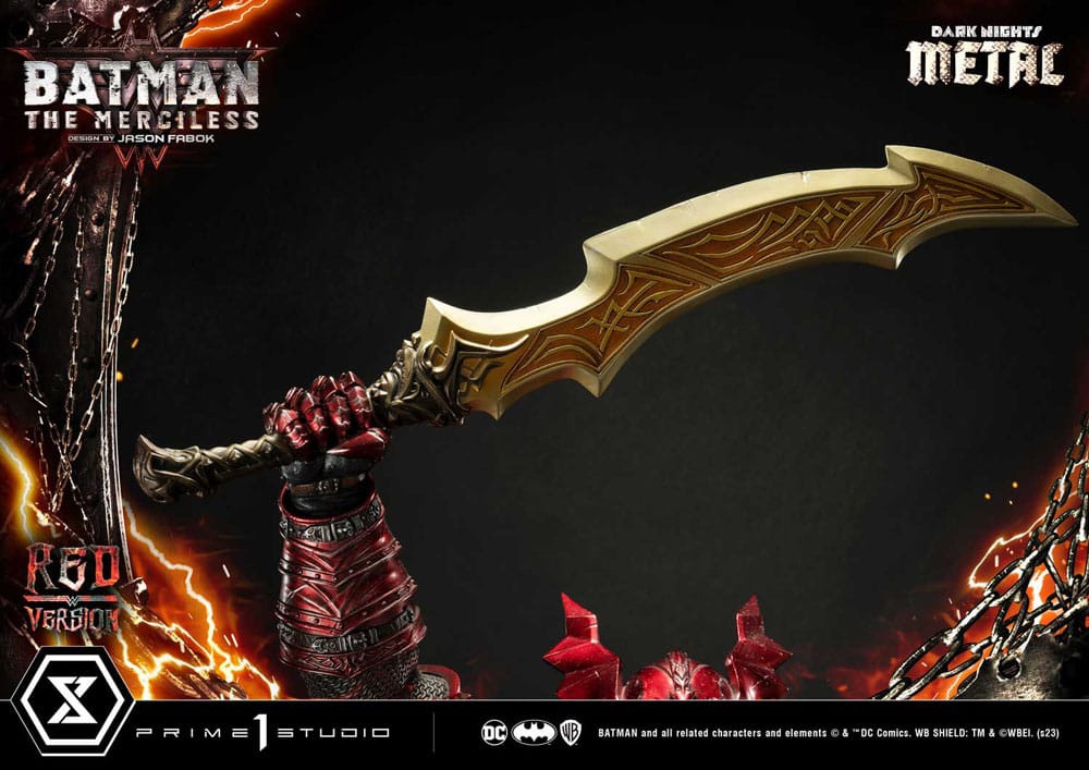 Dark Nights: Death Metal Statue 1/3 The Mericless Red Version 111 cm