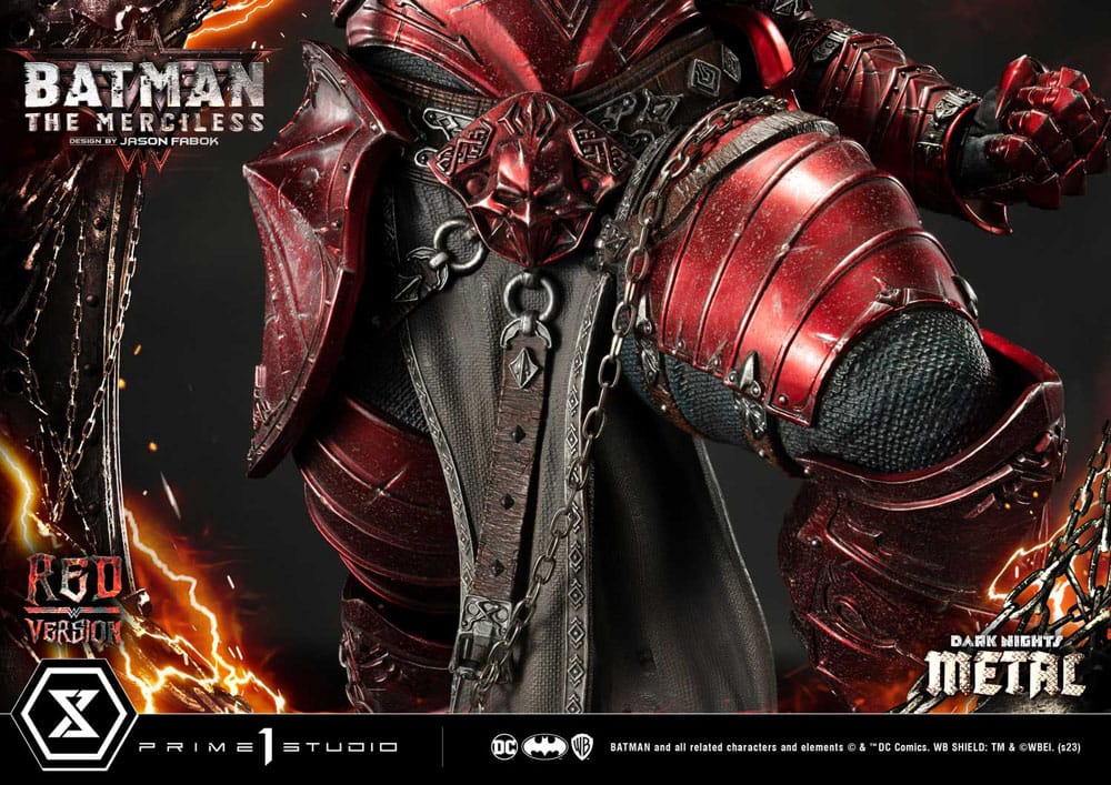 Dark Nights: Death Metal Statue 1/3 The Mericless Red Version 111 cm